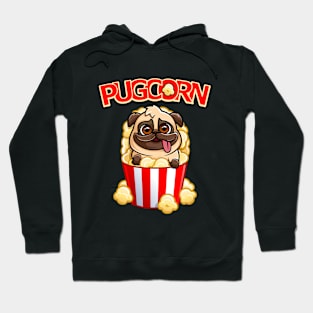 Pug Corn Popcorn Hoodie